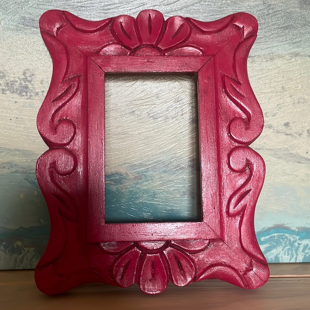 HANDMADE 4x6 frame from Guatamala NEW